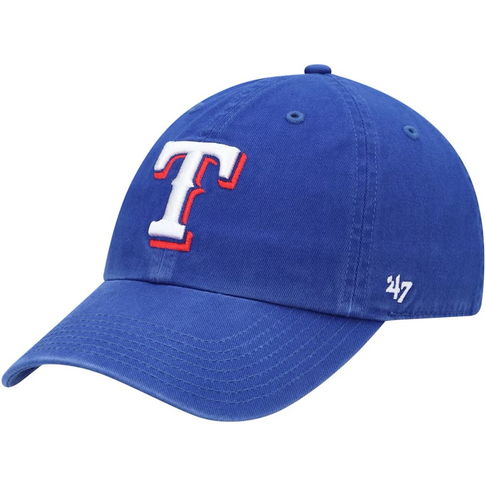 Texas Rangers '47 Youth Team Logo Clean Up Adjustable Hat - Royal
